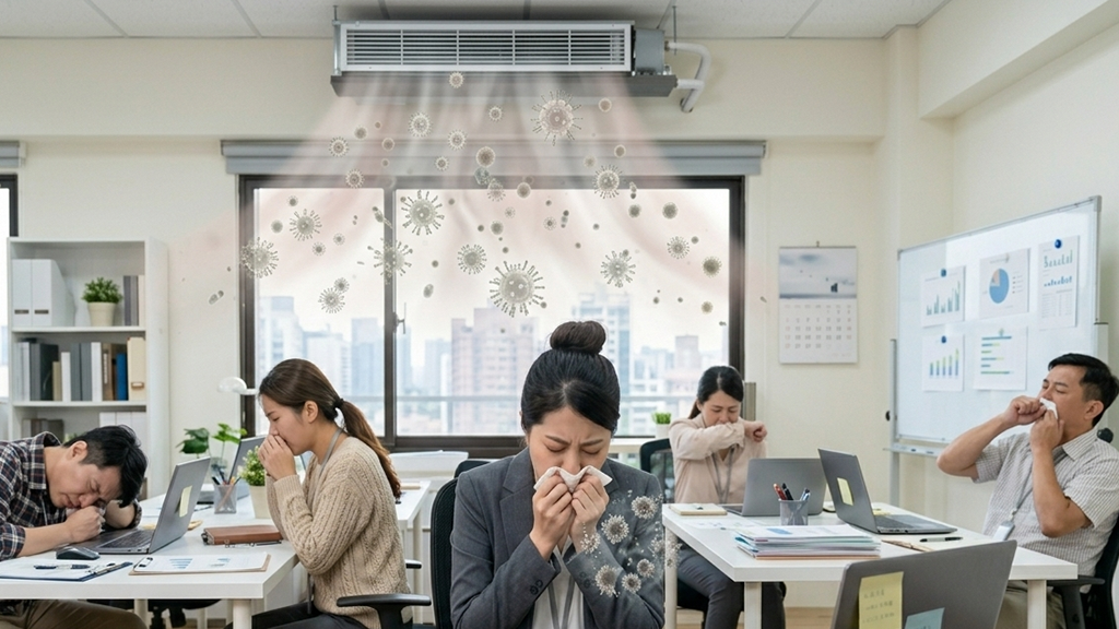 初夏咳嗽不止?別把辦公室群聚傳染當成冷氣病 初夏咳嗽不止?別把辦公室群聚傳染當成冷氣病
