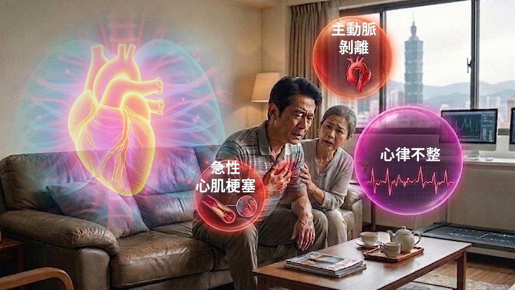 熟齡族,心血管隱藏地雷,猝死 熟齡族,心血管隱藏地雷,猝死