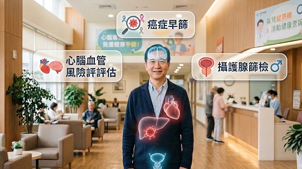 做爸爸最強的健康後盾:中高齡男性常見疾病預防與精準健檢攻略 做爸爸最強的健康後盾:中高齡男性常見疾病預防與精準健檢攻略