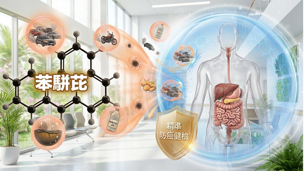 對抗食安與環境毒物!「精準防癌健檢」的黃金防線 對抗食安與環境毒物!「精準防癌健檢」的黃金防線