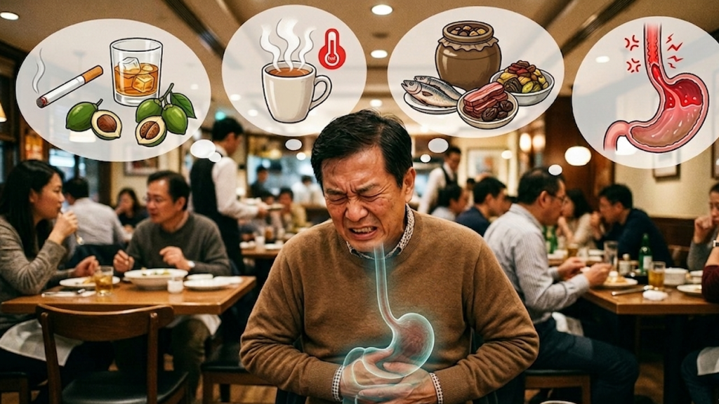 食道癌成因、症狀、存活率、4大飲食地雷與預防全解析 食道癌成因、症狀、存活率、4大飲食地雷與預防全解析
